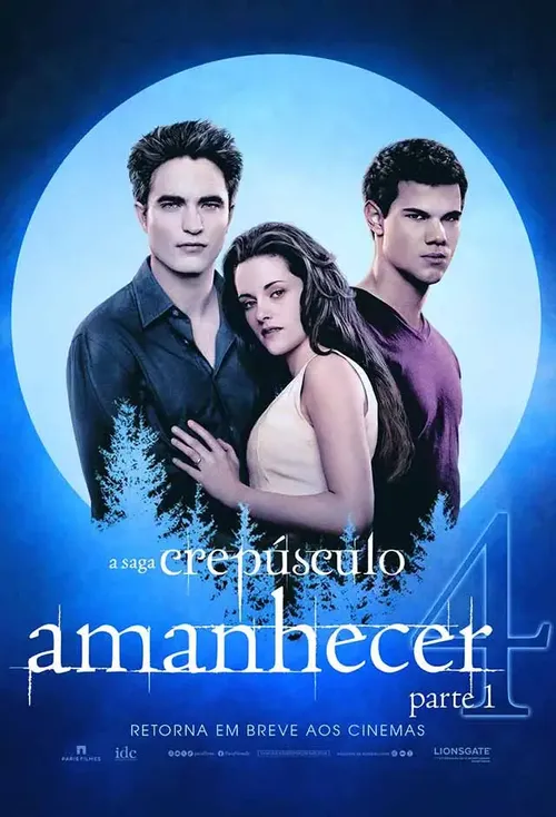 Pôster de A Saga Crepúsculo: Amanhecer - Parte 1 (Relançamento)