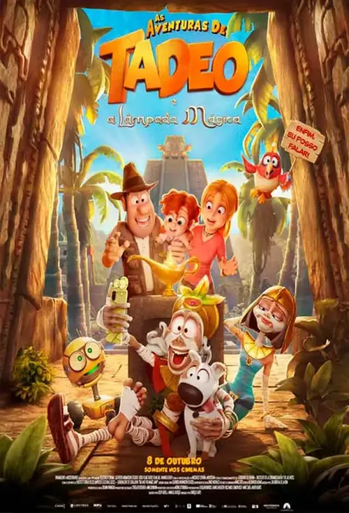 Pôster de As Aventuras De Tadeo E A Lâmpada Mágica