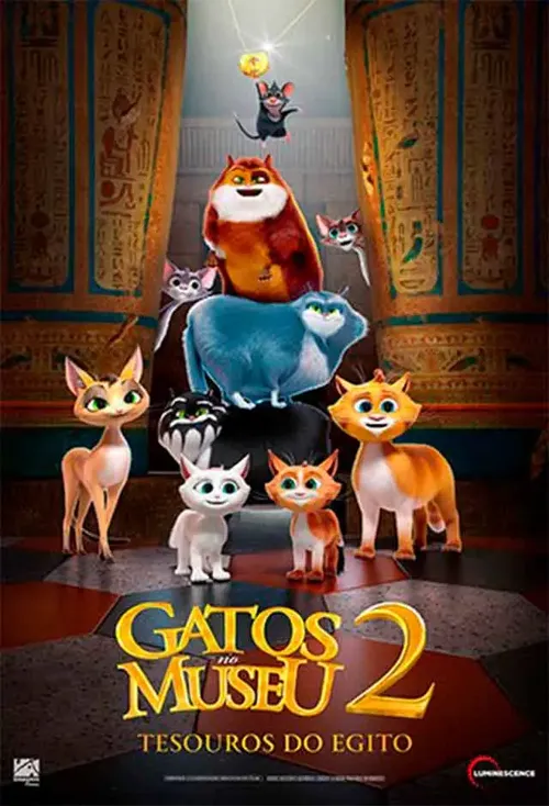 Pôster de Gatos No Museu 2: Tesouros Do Egito