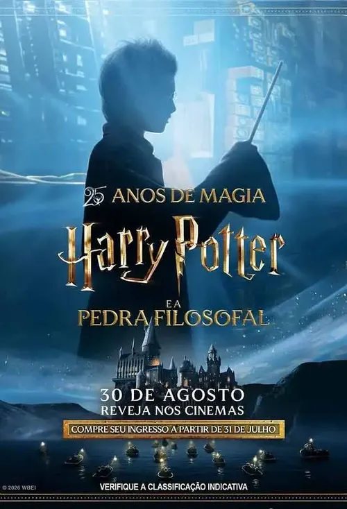 Pôster de Harry Potter E A Pedra Filosofal (Relançamento)