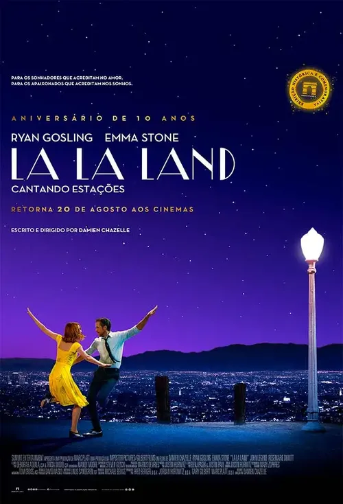 Pôster de La La Land - Cantando Estações (Relançamento)