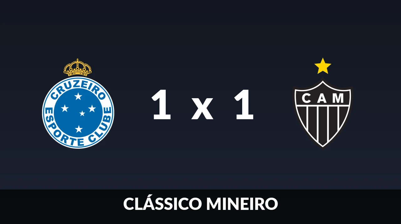Cruzeiro 1 x 1 Atlético-MG