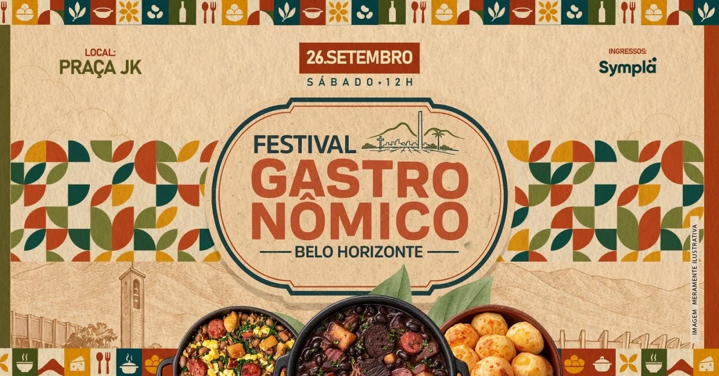 Festival Gastronômico de BH: 15 pratos de chefs na Praça JK em 26 de setembro