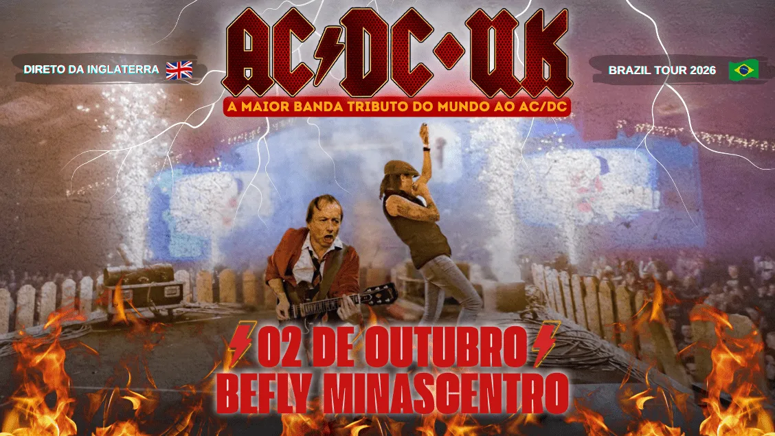 AC/DC UK: o maior tributo europeu à lenda do rock chega a BH em outubro