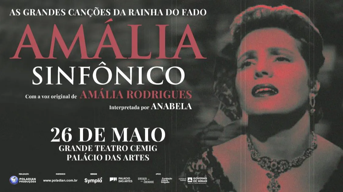 Amália Rodrigues Sinfônico no Palácio das Artes: uma noite de fado