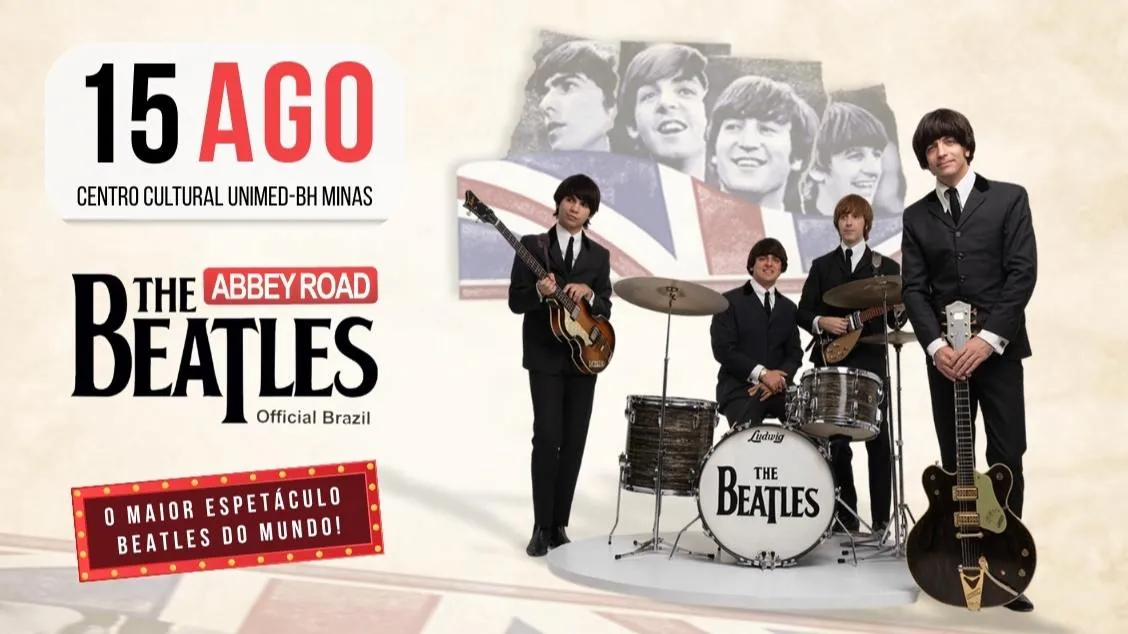 Beatles Abbey Road Ultimate Tribute Show chega a BH em agosto de 2026