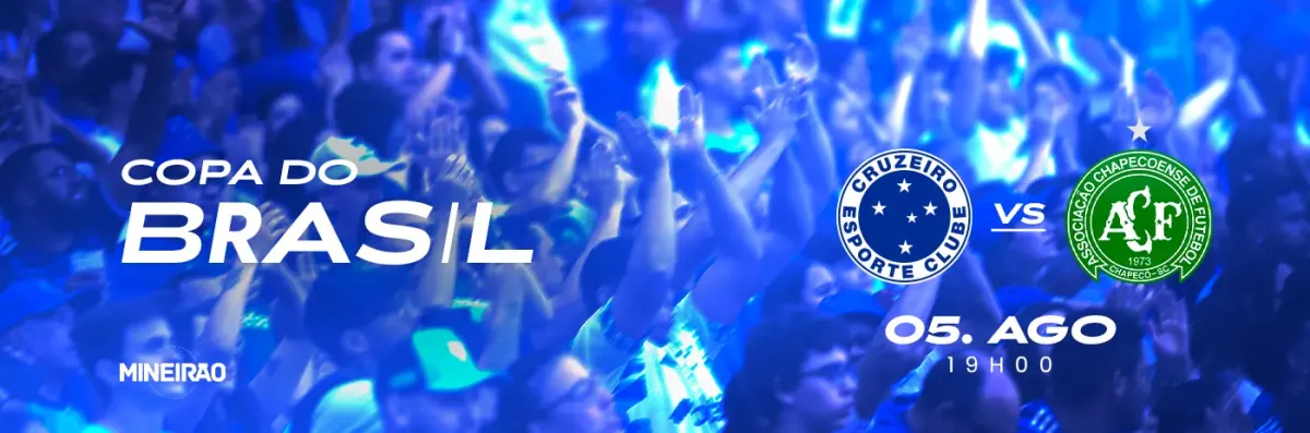 Cruzeiro x Chapecoense pela Copa do Brasil 2026 no Mineirão