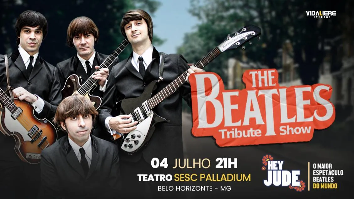Hey Jude – Tributo aos Beatles no Sesc Palladium em julho de 2026
