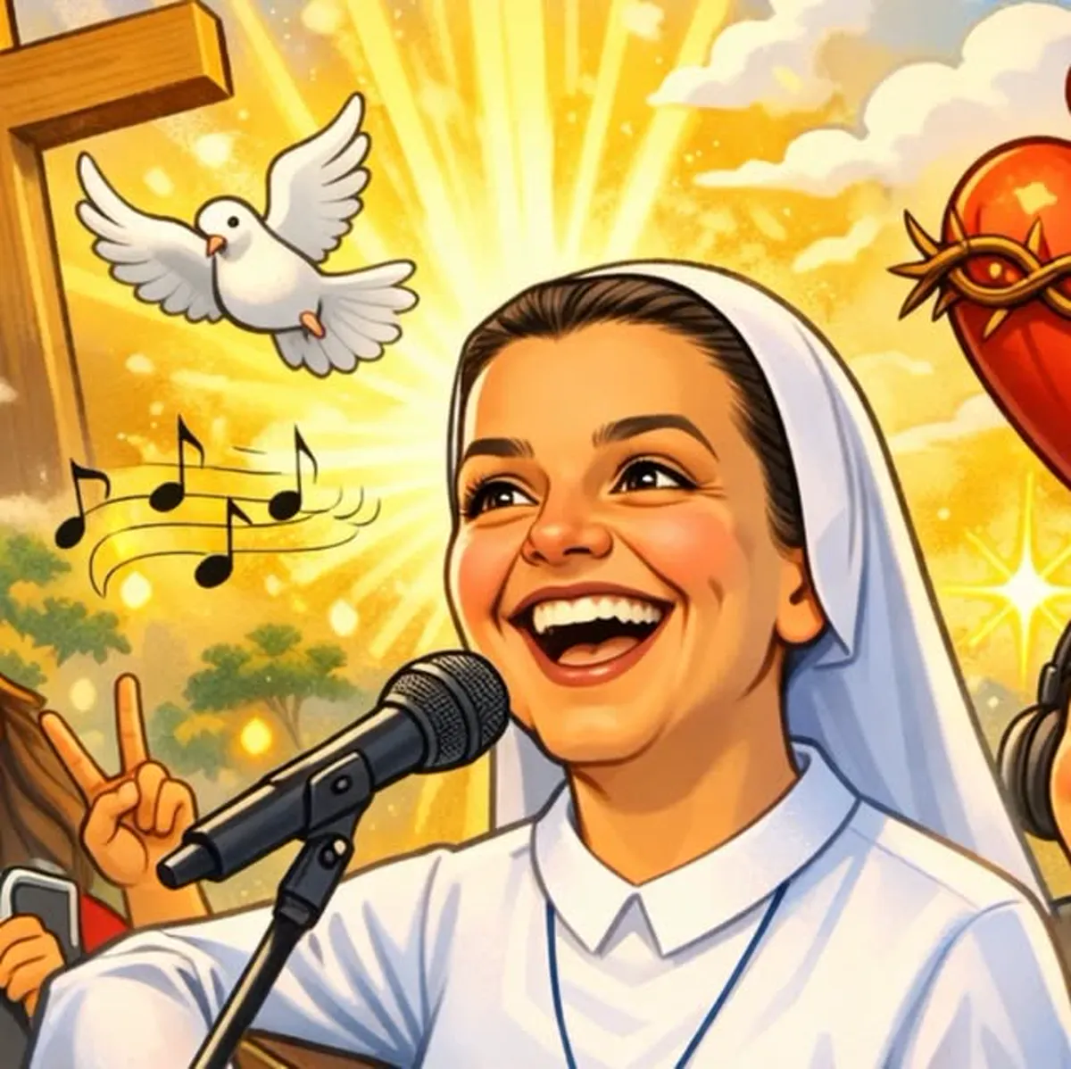 Irmã Mayara representa BH no The Voice Cristão e pede apoio dos fiéis