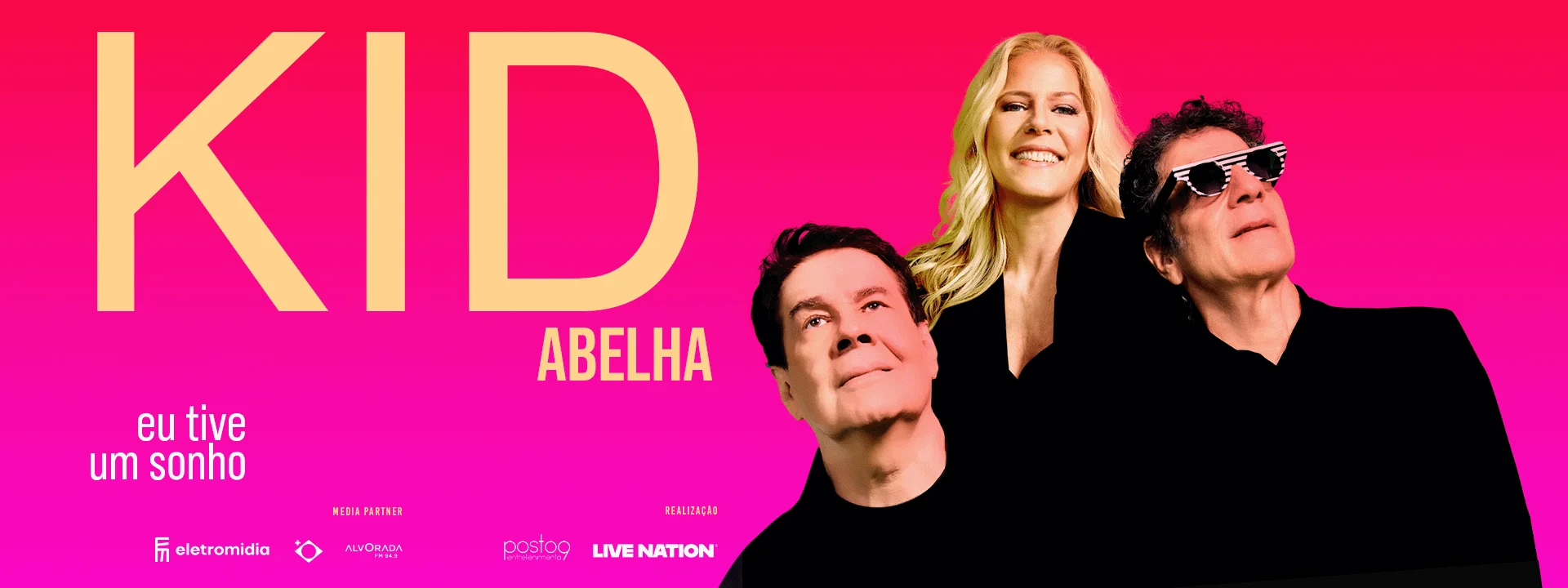 Kid Abelha volta após 13 anos: turnê Eu Tive Um Sonho chega a BH em 04/07