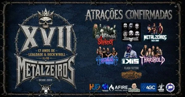 Metalzeiros 17 Anos no Mister Rock: cinco tributos em um só dia, entrada gratuita até as 16h