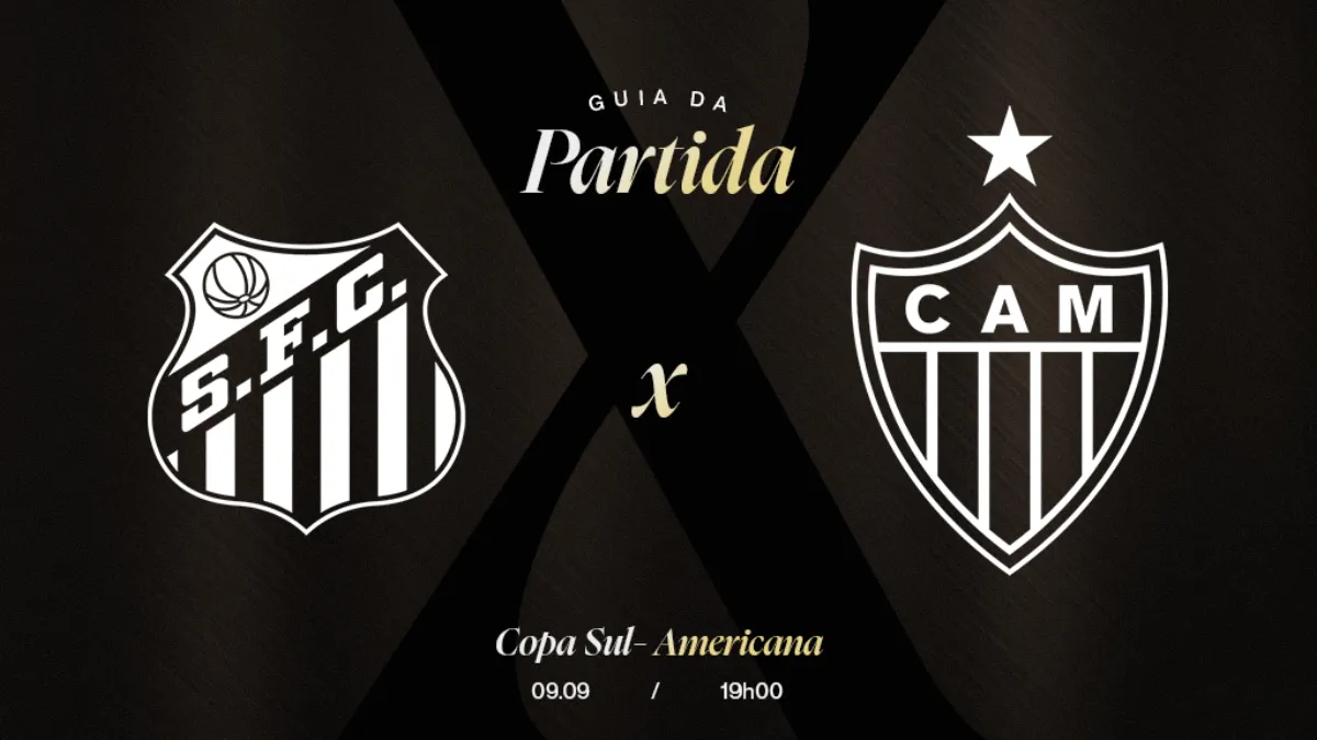 Galo enfrenta Santos na Vila Belmiro pelas quartas da Sul-Americana