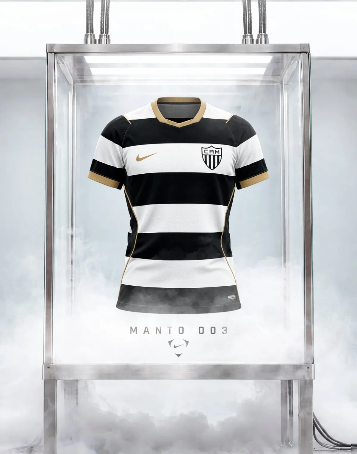 Torcida do Galo escolhe camisa listrada como Manto da Massa 2026/27