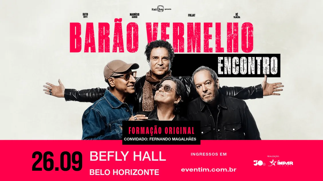 Barão Vermelho Encontro: formação original em BH com 2 datas