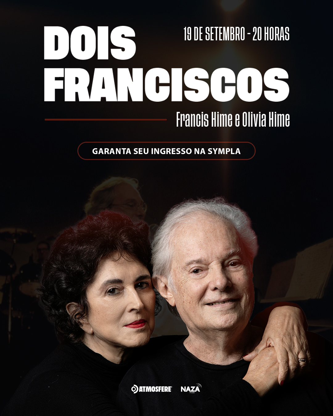 Francis e Olivia Hime celebram 60 anos de carreira em espetáculo