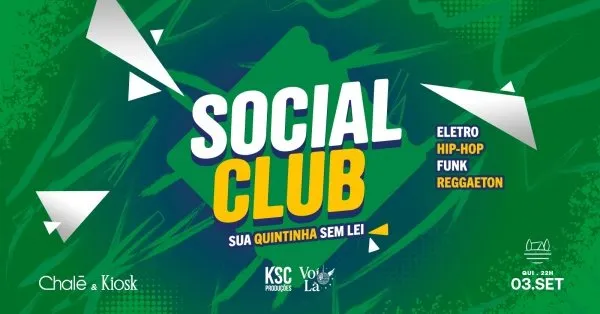 Social Club no Clube Chalezinho: uma noite feita para curtir em grande estilo