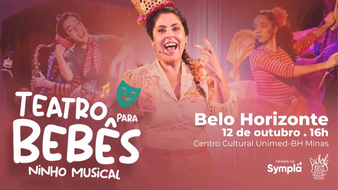 Teatro para Bebês – Ninho Musical no Centro Cultural Unimed-BH Minas em outubro de 2026