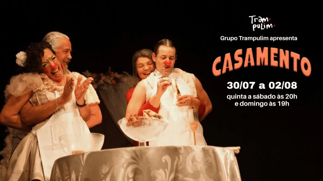 Temporada Casamento do Grupo Trampulim chega ao Palácio das Artes em julho de 2026