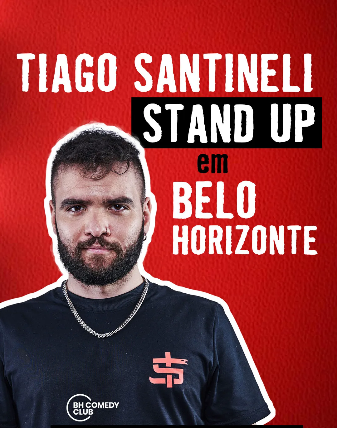 Tiago Santinelli traz stand-up ao Cine Theatro Brasil Vallourec em novembro de 2026