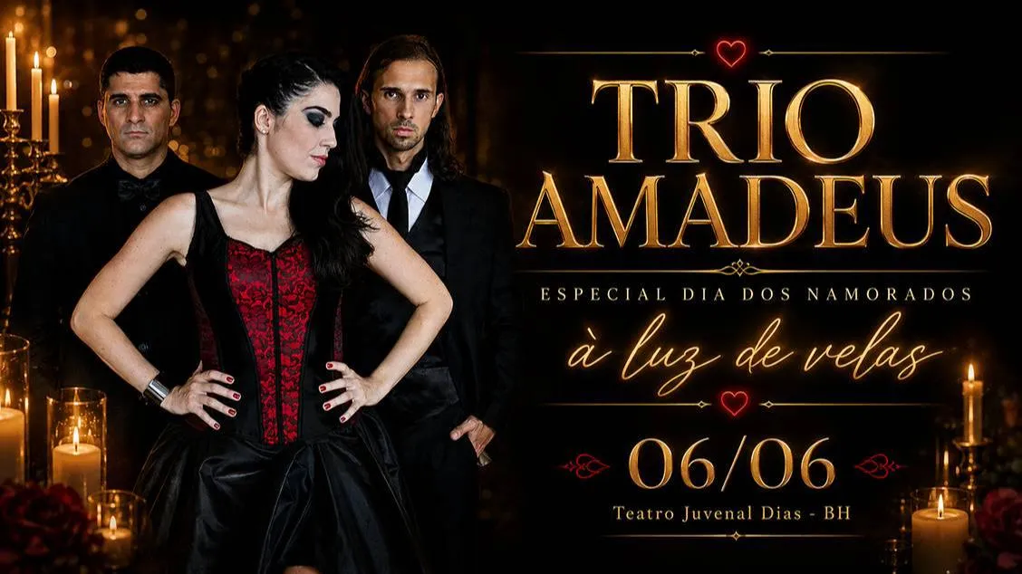 Trio Amadeus à Luz de Velas no Palácio das Artes
