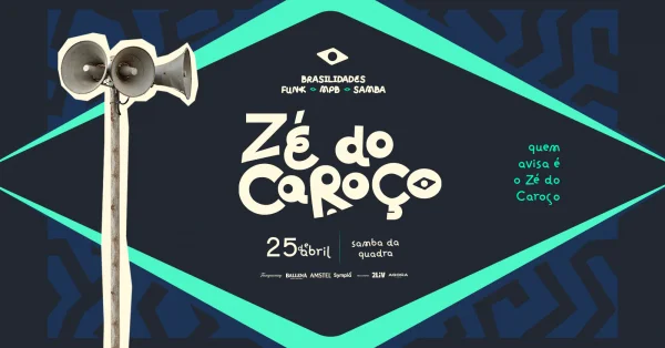 Zé do Caroço estreia em BH com Gabriel Elias e Augusto Cordeiro no sábado 25