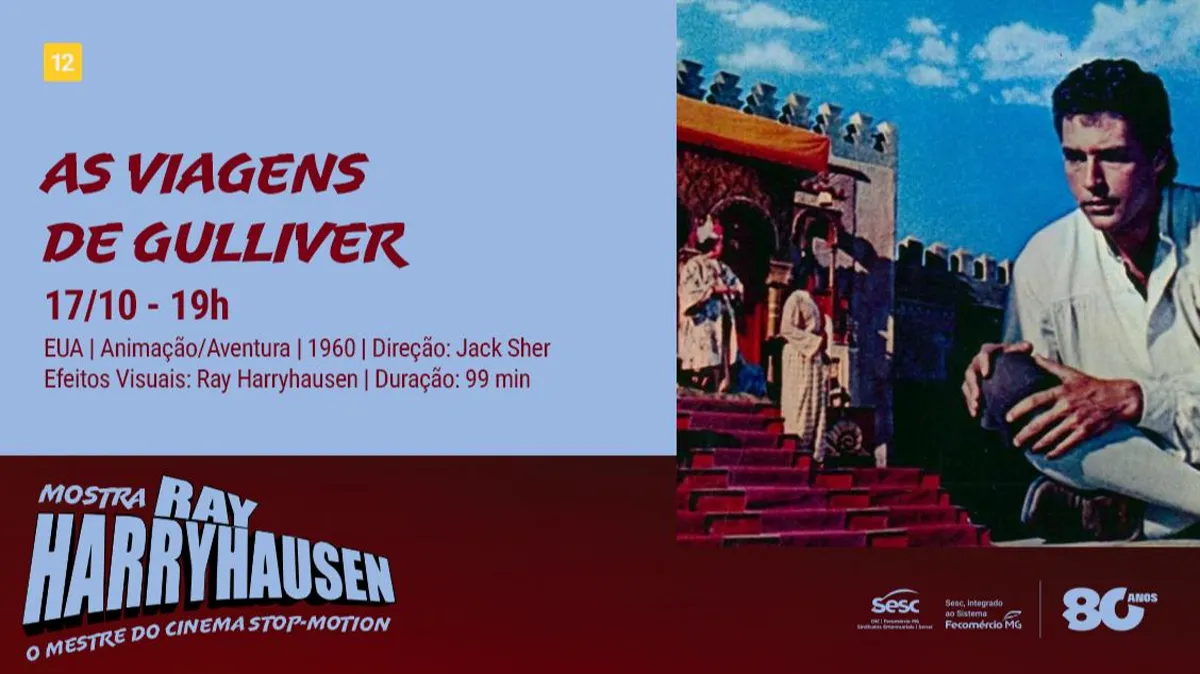 MOSTRA RAY HARRYHAUSEN – O MESTRE DO CINEMA STOP-MOTION: AS VIAGENS DE GULLIVER