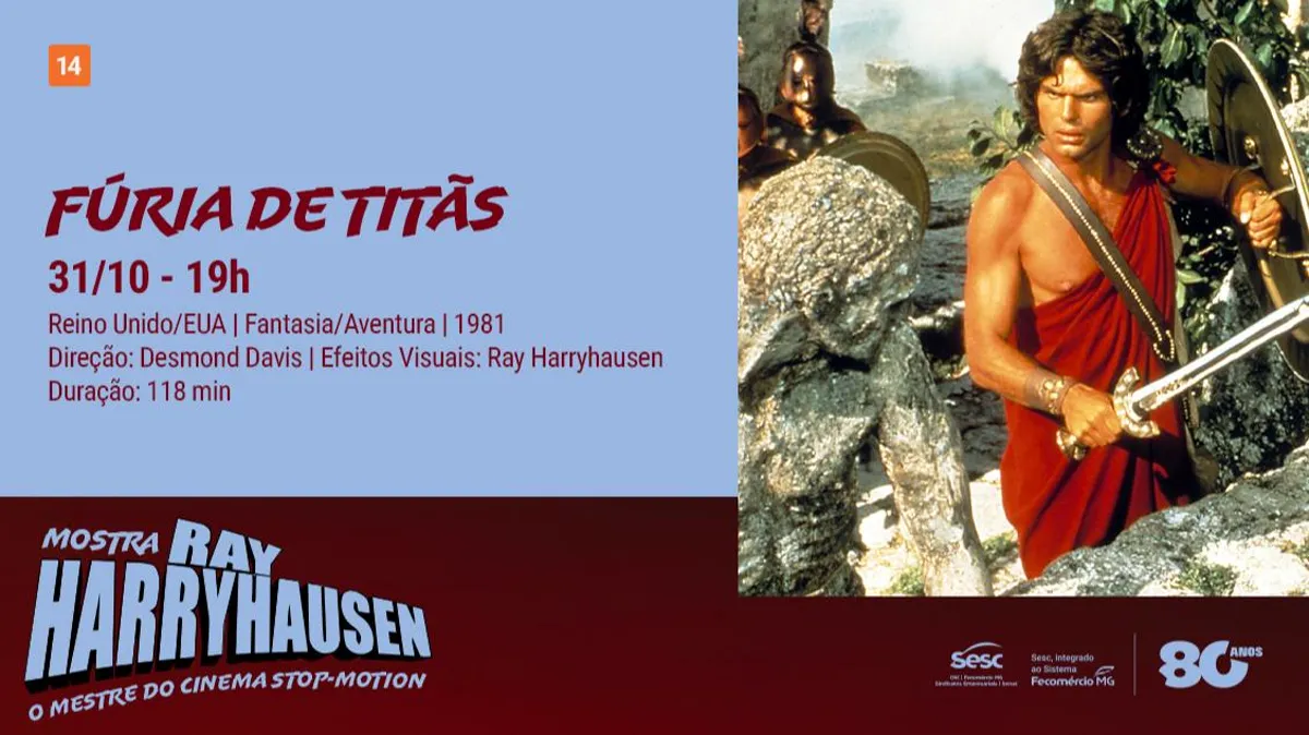 MOSTRA RAY HARRYHAUSEN – O MESTRE DO CINEMA STOP-MOTION: FÚRIA DE TITÃS