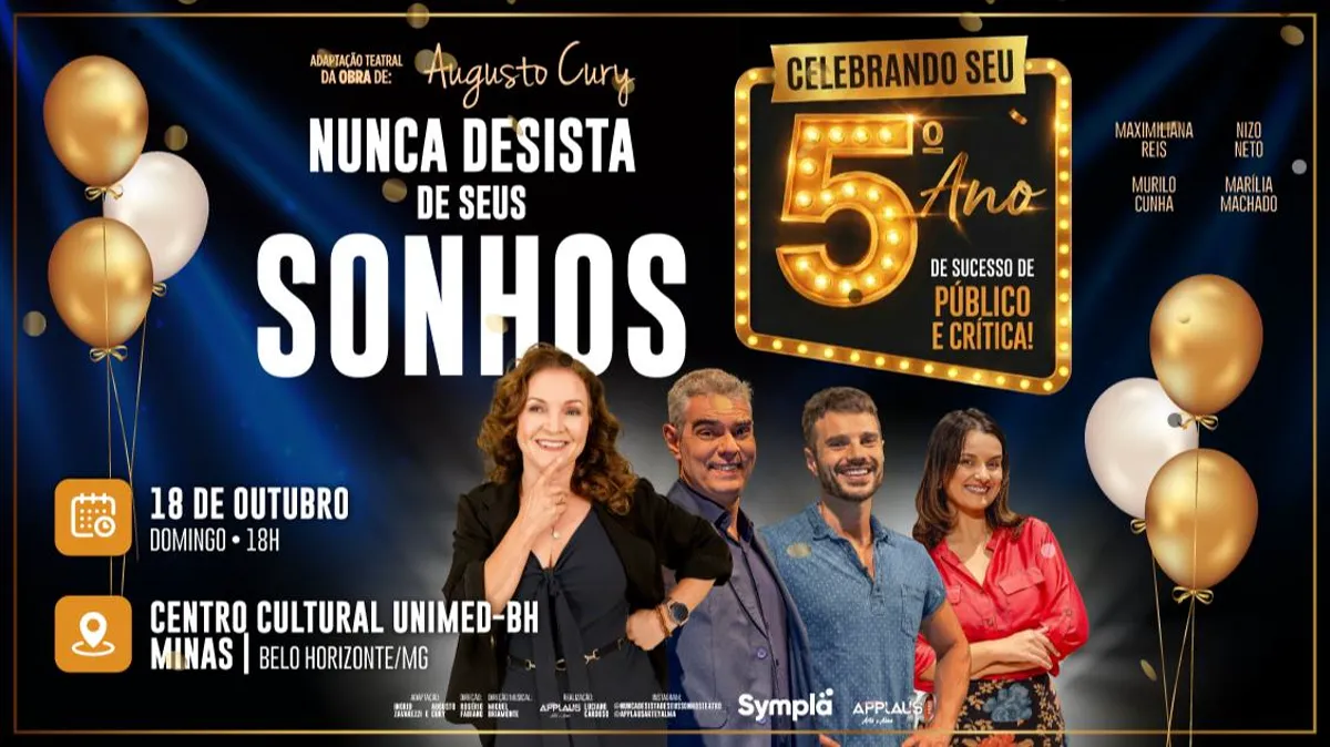 NUNCA DESISTA DE SEUS SONHOS