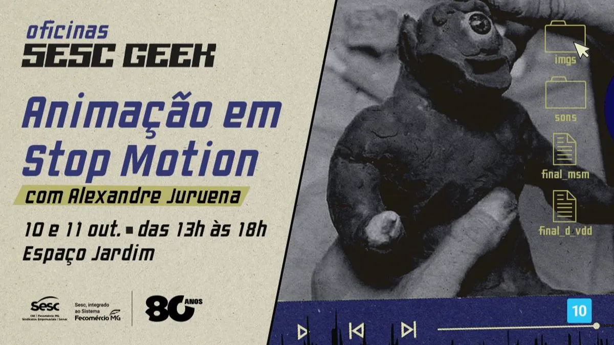 OFICINA GEEK: ANIMAÇÃO EM STOP MOTION