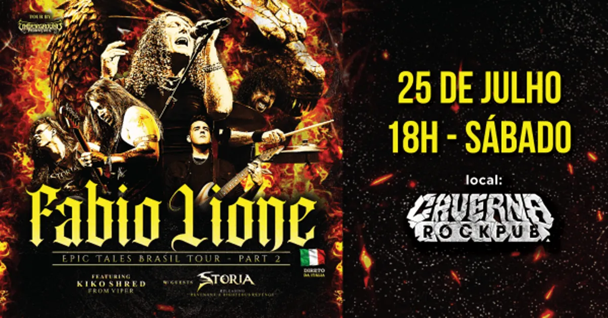 25 07 Fabio Lione Epic Tales Brasil Part 2 Em Belo Horizonte