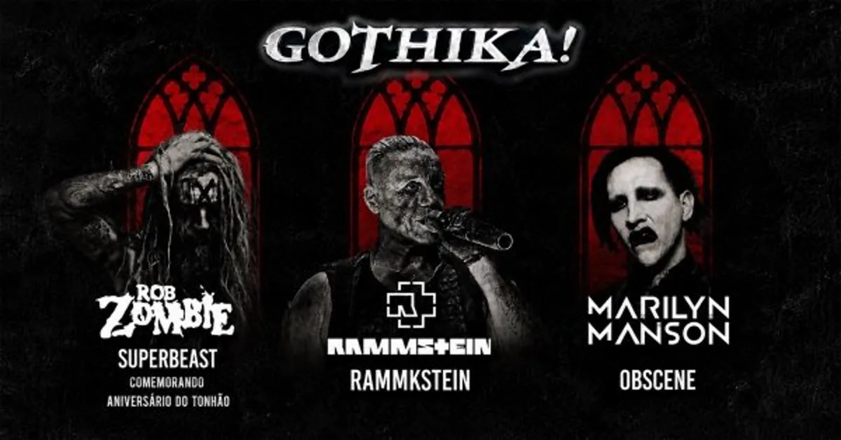 03/07 - Gothika: Rammstein, Marilyn Manson e Rob Zombie