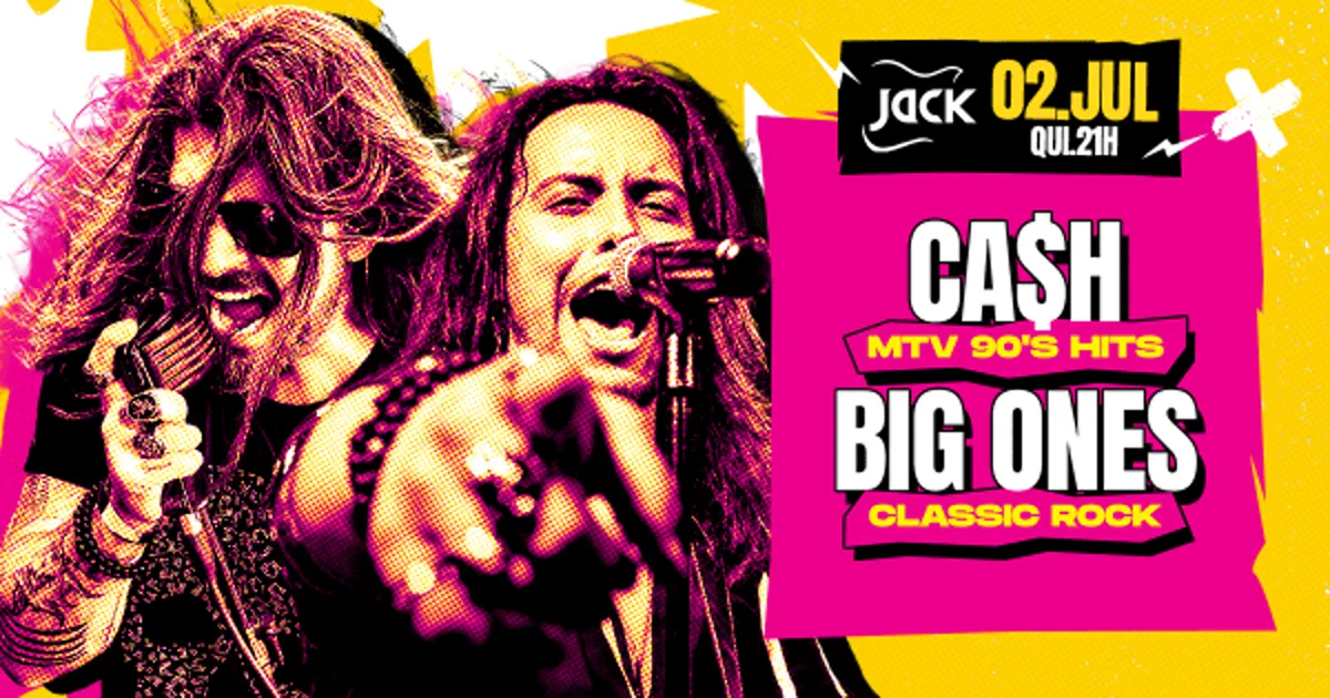 Quinta Jack! Especial Mtv 90'S Hits | Ca$H (Mtv 90'S Hits) + Big Ones (Classic Rock)