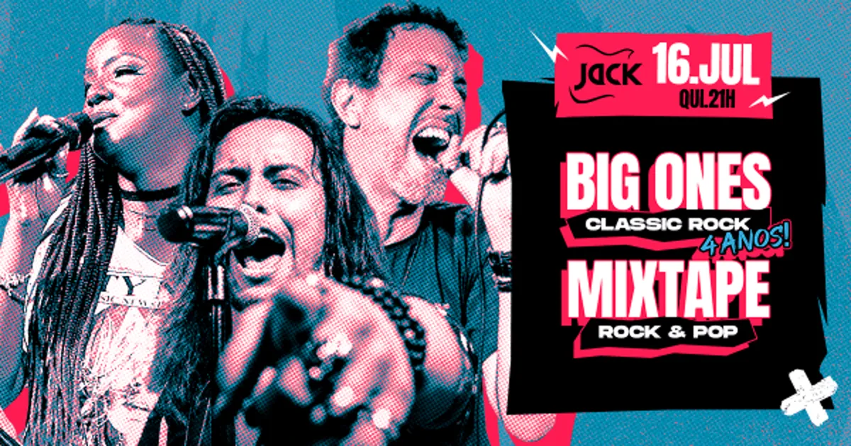 Quinta Jack! Big Ones 4 Anos! (Classic Rock) + Mixtape (Rock & Pop)