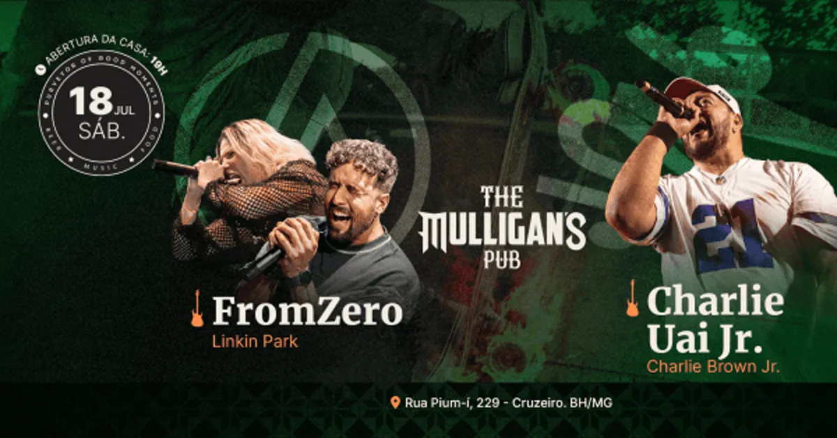 Especial Mulligan's: Linkin Park & Charlie Brown Jr.
