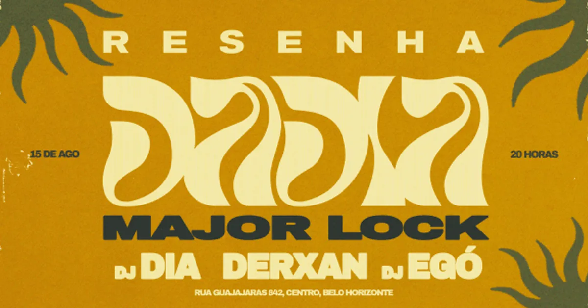 Resenha Da Dia Convida Derxan Major Lock