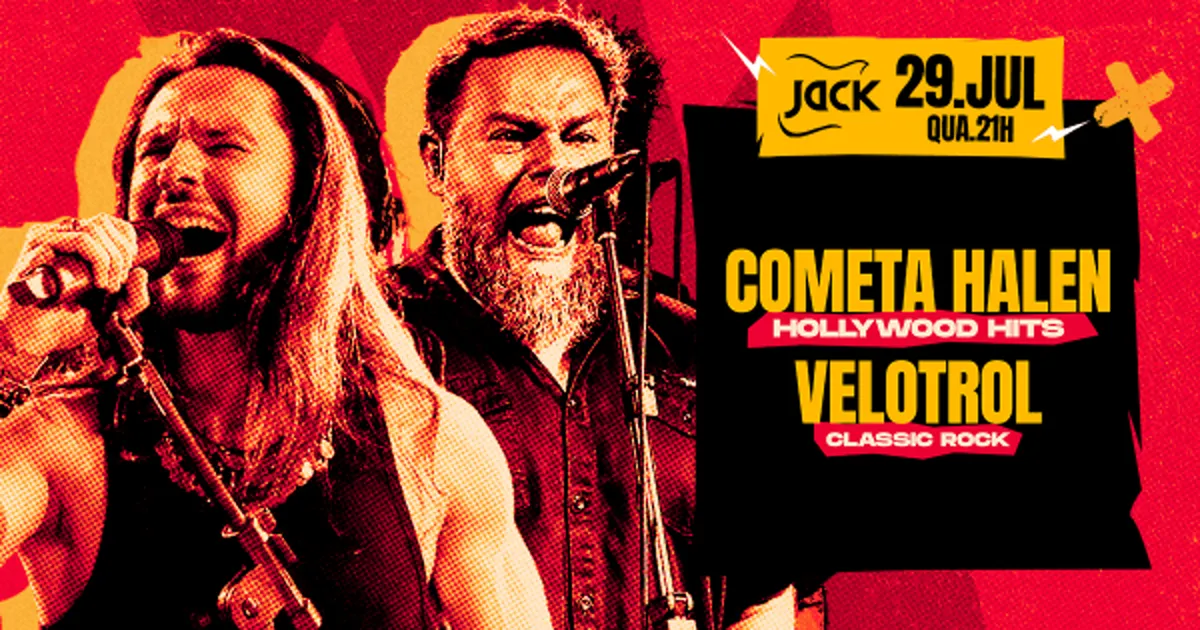 Quarta Jack! Cometa Halen (Hollywood Hits) + Velotrol (Classic Rock)