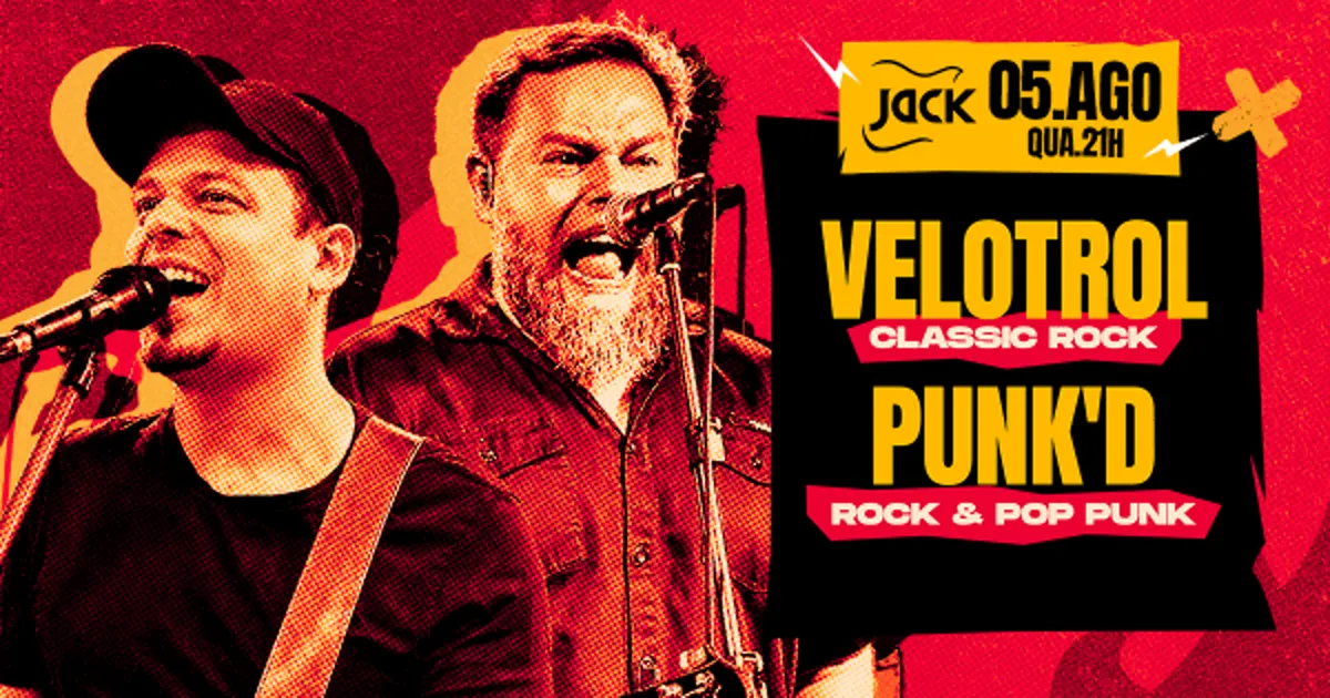 Quarta Jack! Velotrol (Classic Rock) + Punk'd (Rock & Pop Punk)