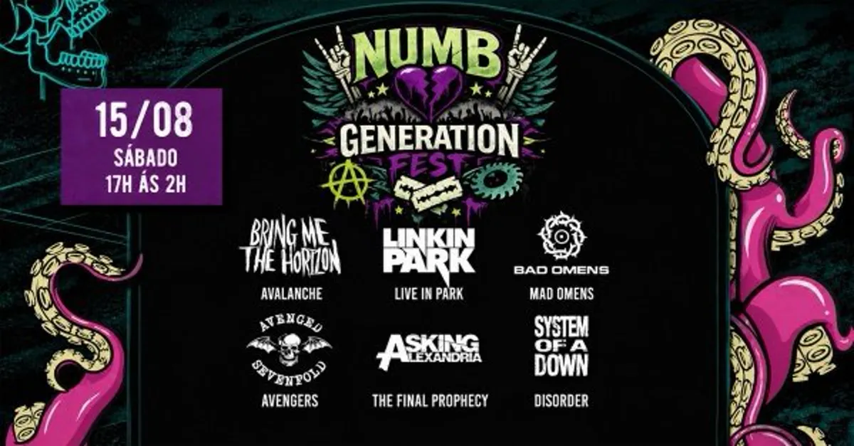 25 04 Numb Generation Festival Bring Me To Horizon Linkin Park Bad Omens System E Mais