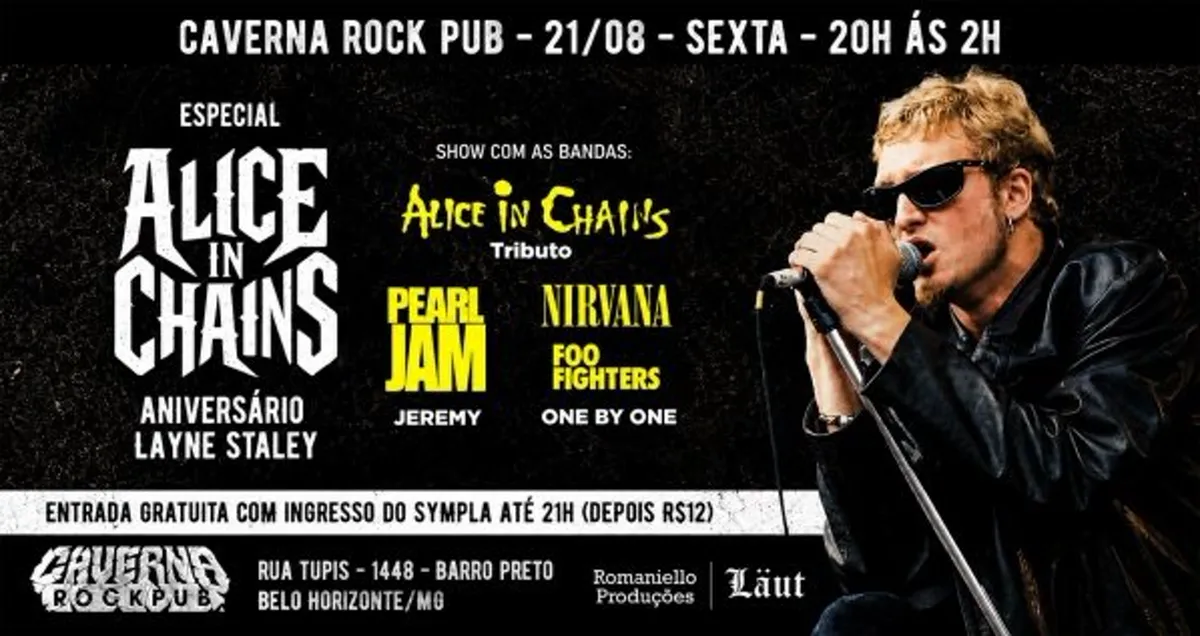 21.08 - Especial Alice in Chains: Alice in Chains, Nirvana, Pearl Jam e Foo Fighters