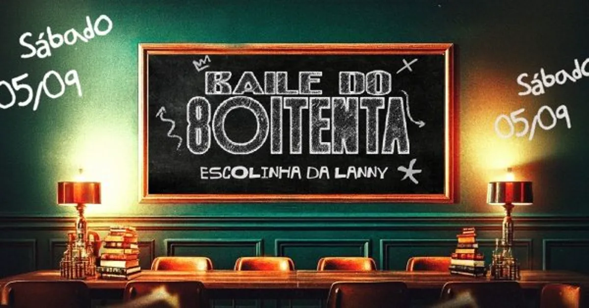 Baile Do Oitenta Escolinha Da Lanny