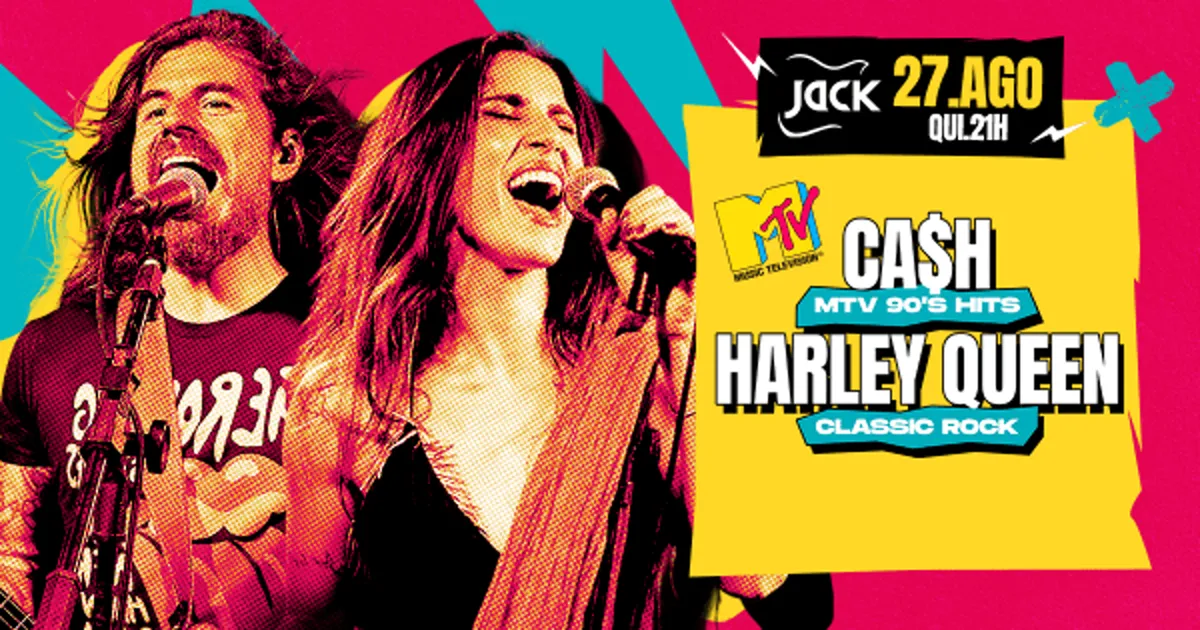Quinta Jack! Especial Mtv 90'S Hits | Ca$H (Mtv 90'S Hits) + Harley Queen (Classic Rock)