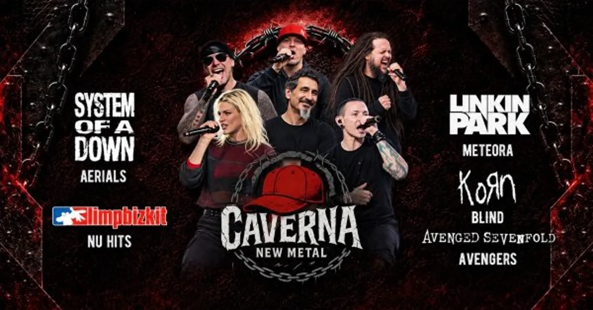 05.09 - Caverna New Metal: System of Down, Linkin Park, Limp Bizkit, Korn e Avenged Sevenfold