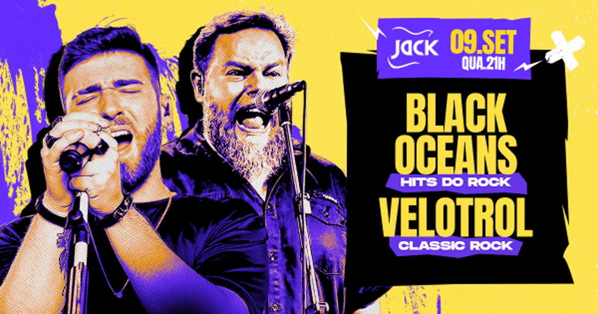 Quarta Jack! Black Oceans (Hits do Rock) + Velotrol (Classic Rock)