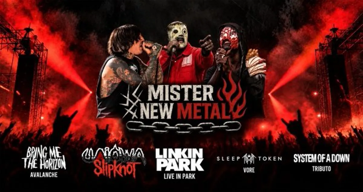 12.09 - Mister New Metal - Slipknot, Sleep Token, Linkin Park, System of down e Bring Me To Horizon