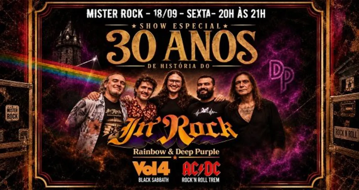 18/09 - 30 anos de In Rock - Deep Purple, Rainbow, AC/DC e Black Sabbath