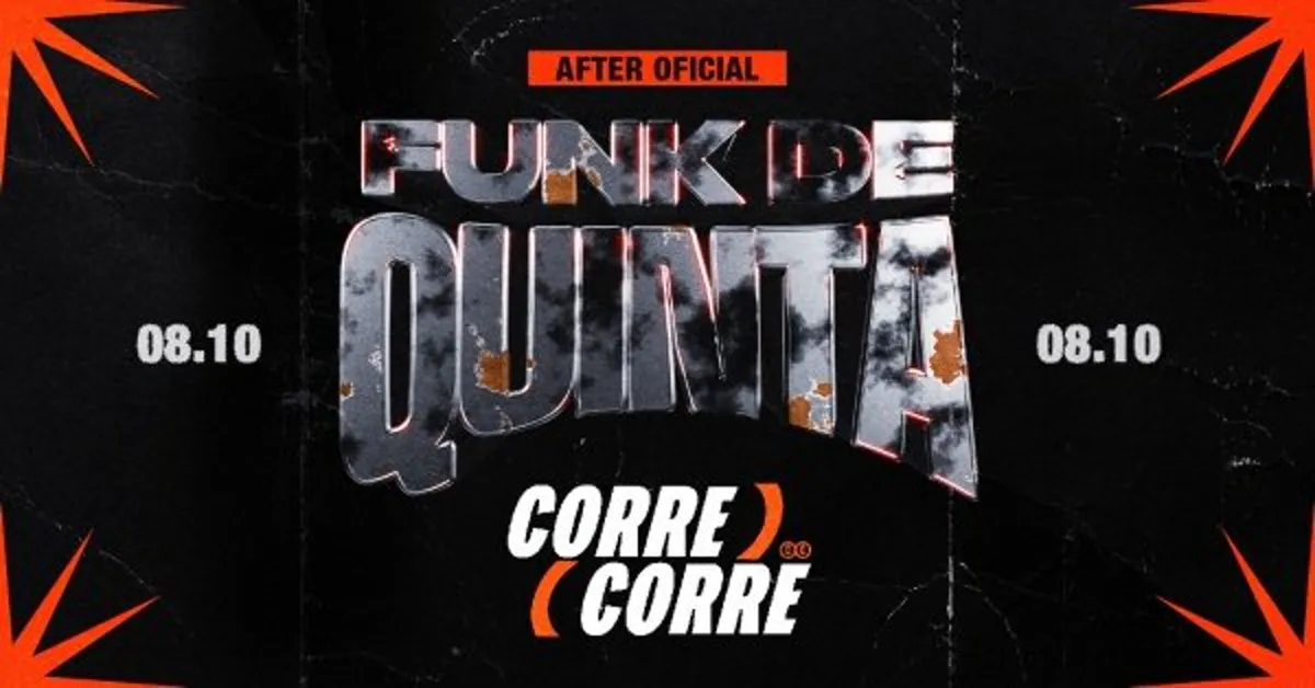 Funk de Quinta com Corre Corre- Open Bar Feminino