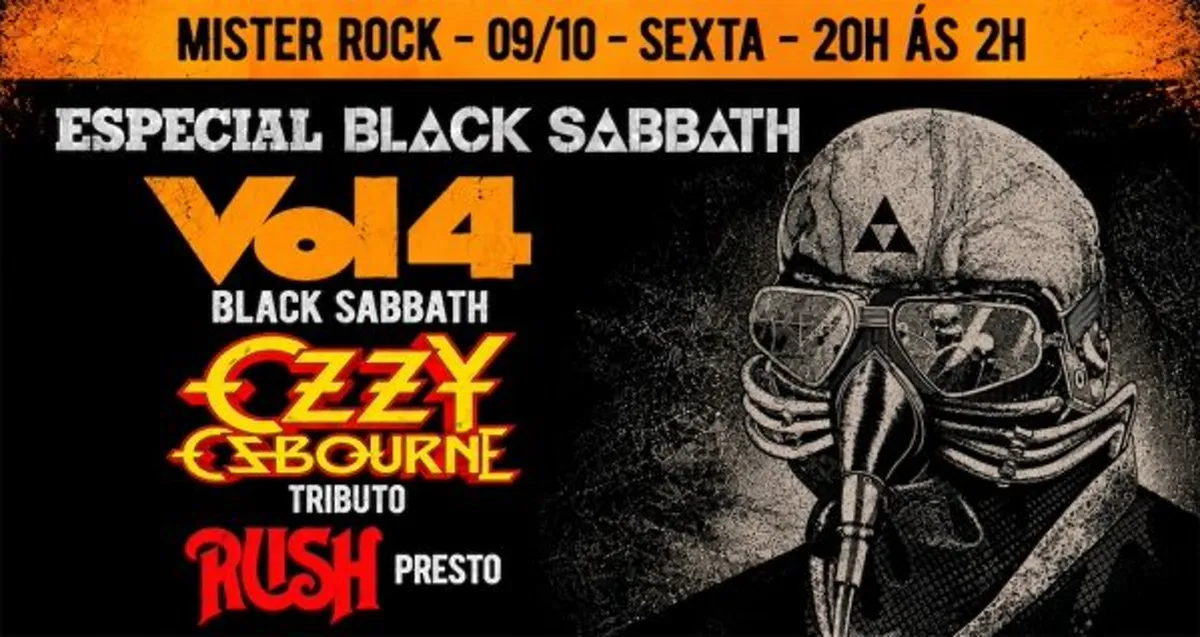 09/10 - Especial Black Sabbath: Ozzy Osbourne, Rush e Vol IV