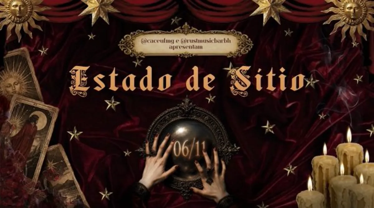 Estado de Sitio | Halloween Universitário | Rust Music Bar | 06 Nov | 21H
