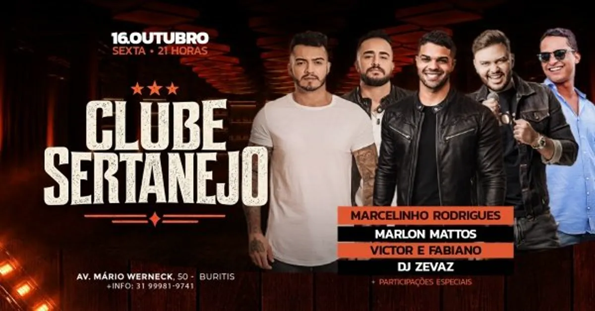 Clube Sertanejo | Rust Music Bar | 16 Out - 21H