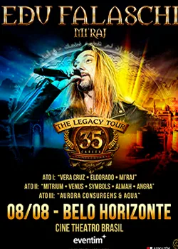 Edu Falaschi Miraj Tour 35 Anos De Carreira